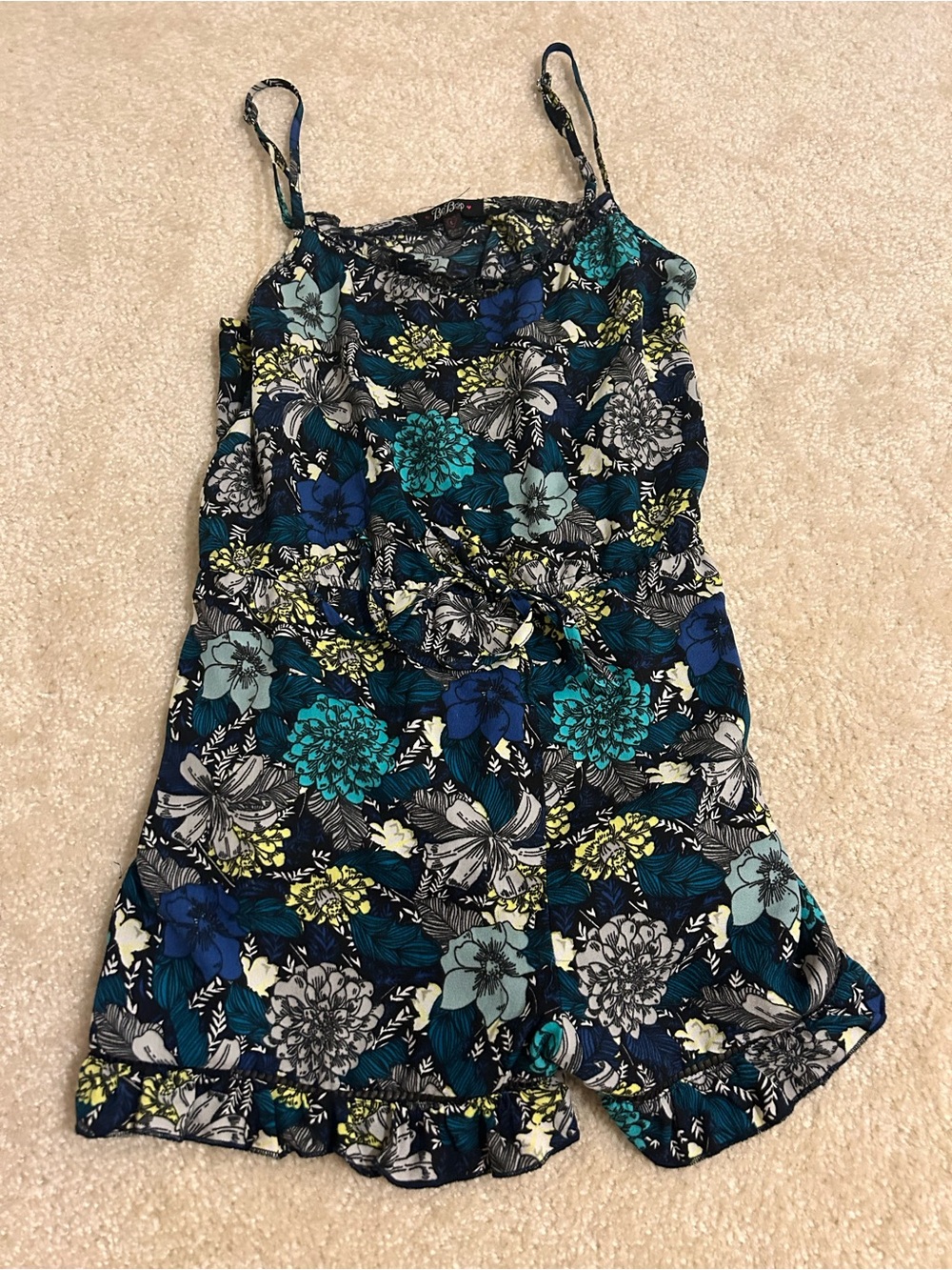Floral Summer Romper Size L